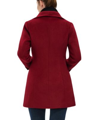 Women's Kinsley Wool Blend Zip Front Walking Coat