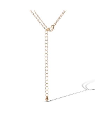 Gold-Tone Layered Evil Eye Pendant Necklace Set