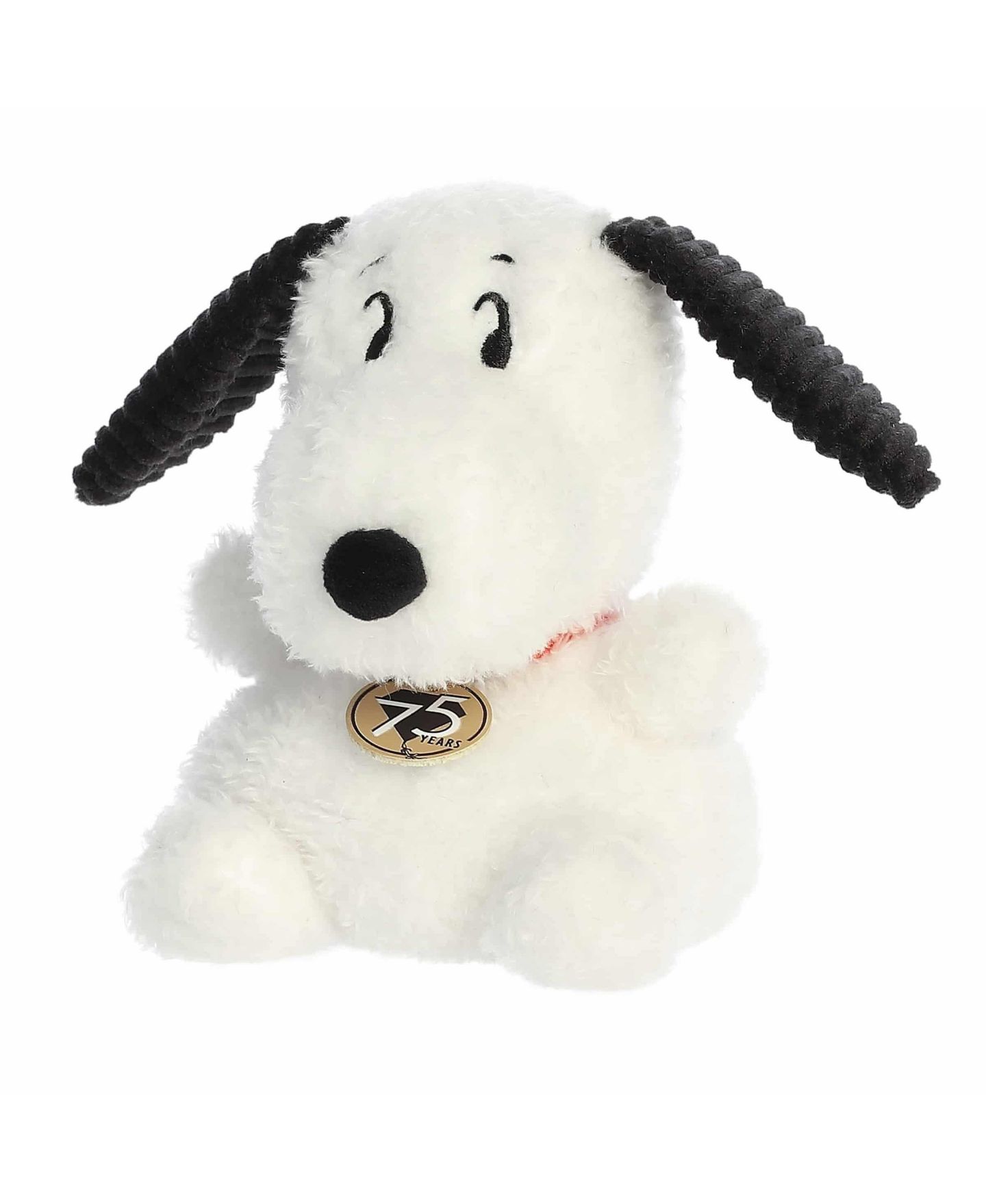 Детская мягкая игрушка Aurora Snoopy 75th Anniversary Palm Pals 5" Plush, 1-Piece, цвет: Белый — фото 5