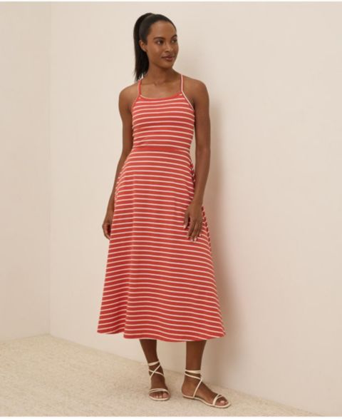 Женское платье Pact Fit & Flare Midi, цвет: Полосатый