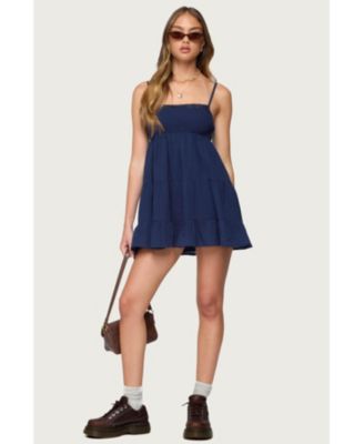 Women's Calley Scrunchy Tiered Mini Dress