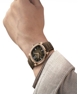Unisex Multifort Brown Swiss Automatic Watch, 40mm