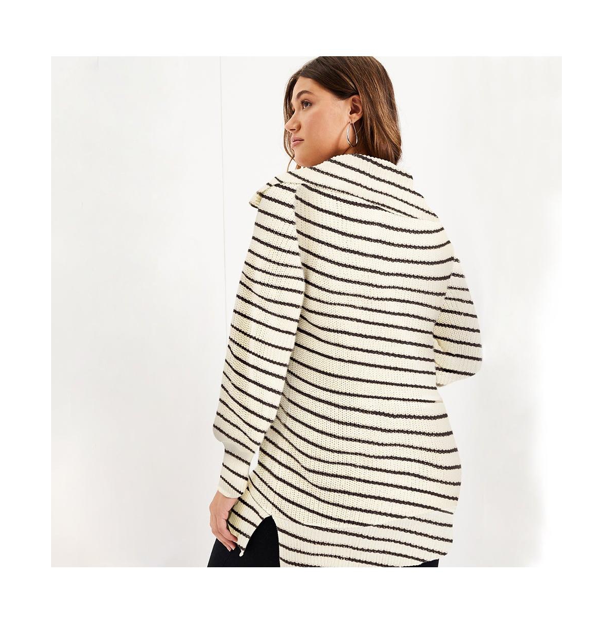 June + Vie Women's June + Vie Half-Zip Sweater