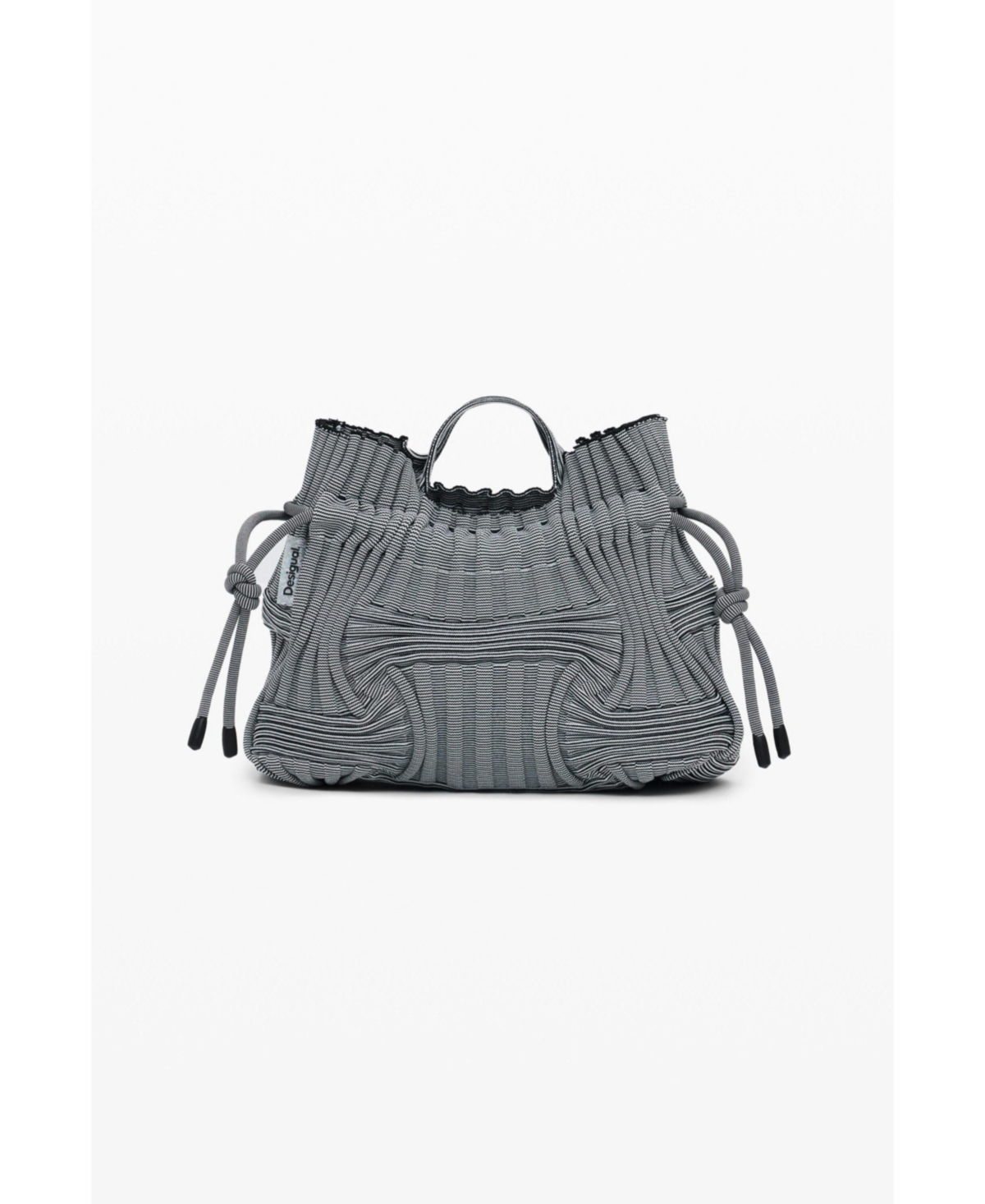 Women's Ruched medium bag - Black