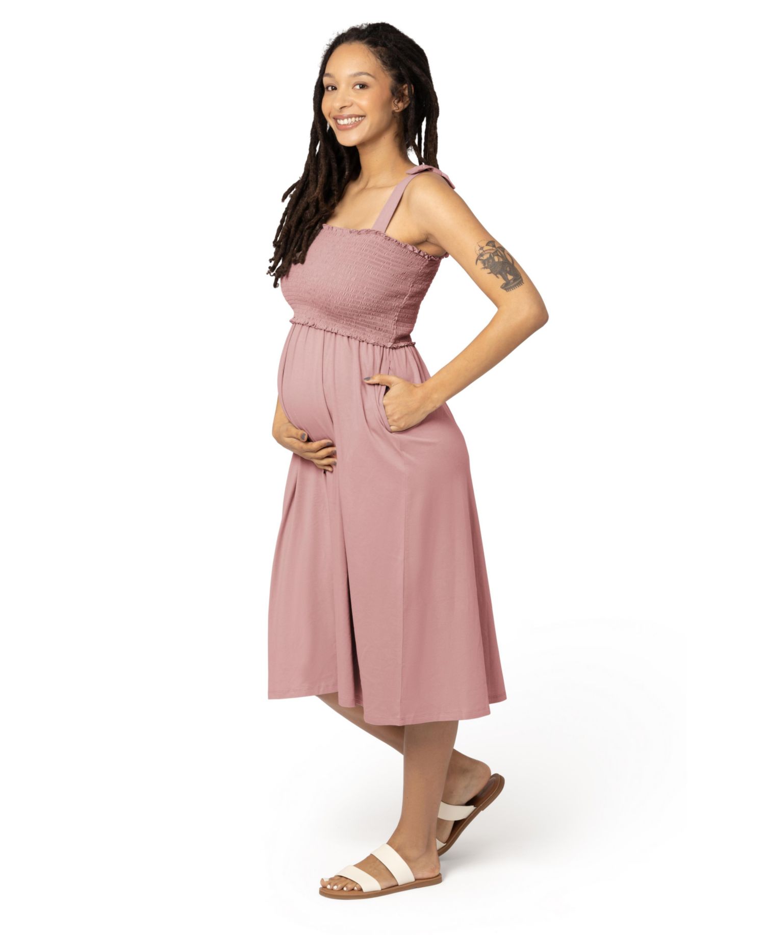 Women's Sienna Smocked Nursing Dress