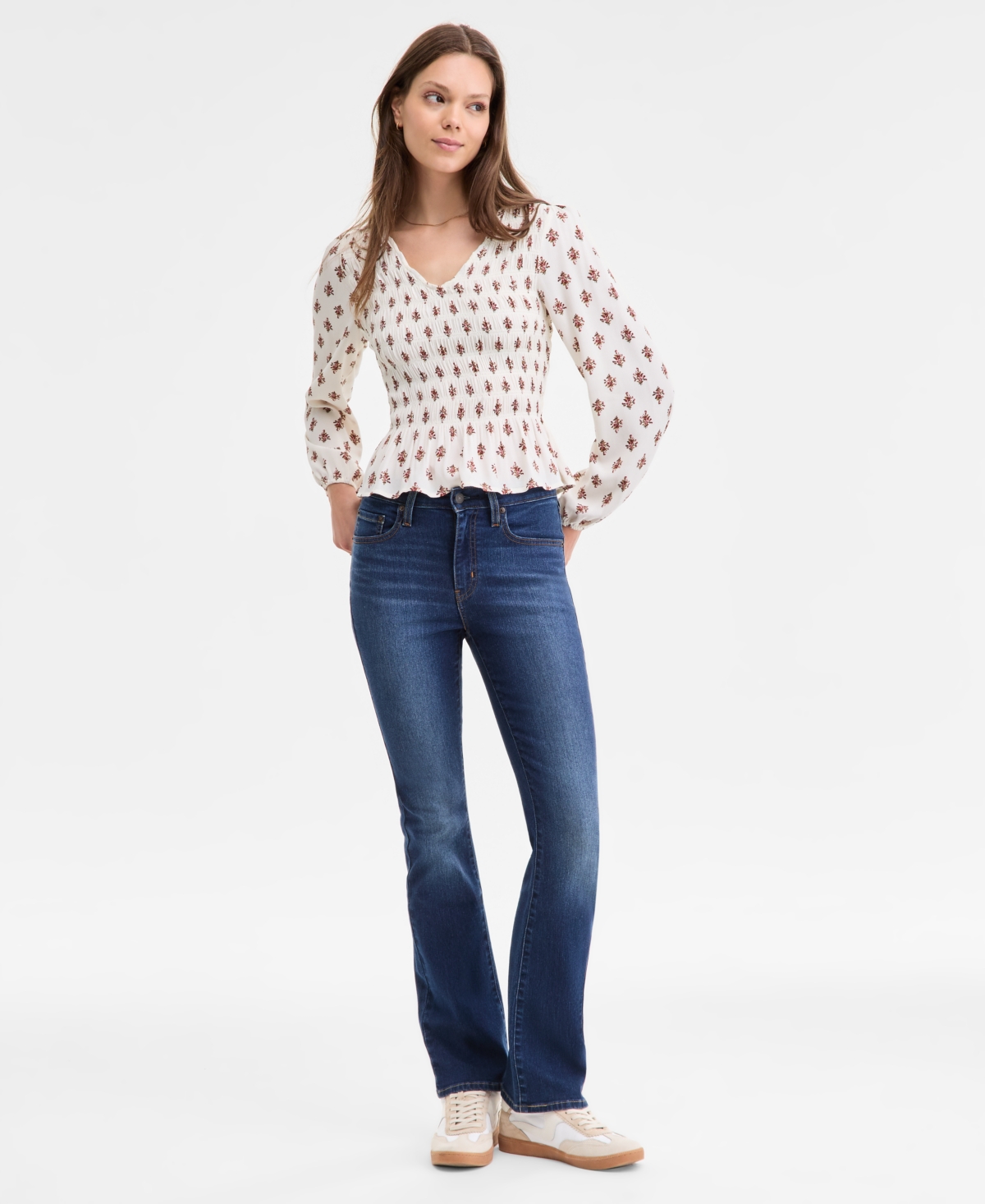 Levi's Women's 725 High-waist Bootcut Jeans In Blue