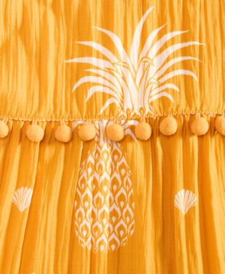 Women's Pineapple-Print Maxi Dress, Macy's Exclusive - | Alix Friedberg Capsule Collection