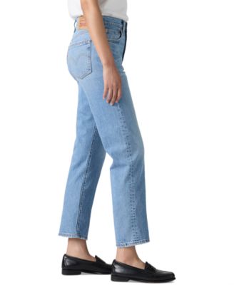 Women's 501 Original-Fit Cropped Straight-Leg Jeans