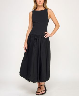 Juniors' Midi Bubble Skirt