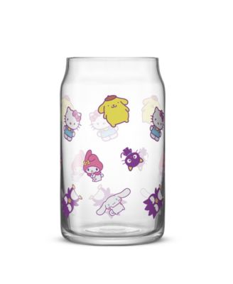 Hello Kitty Friends Character Toss Can Drinking Glasses, Set of 4