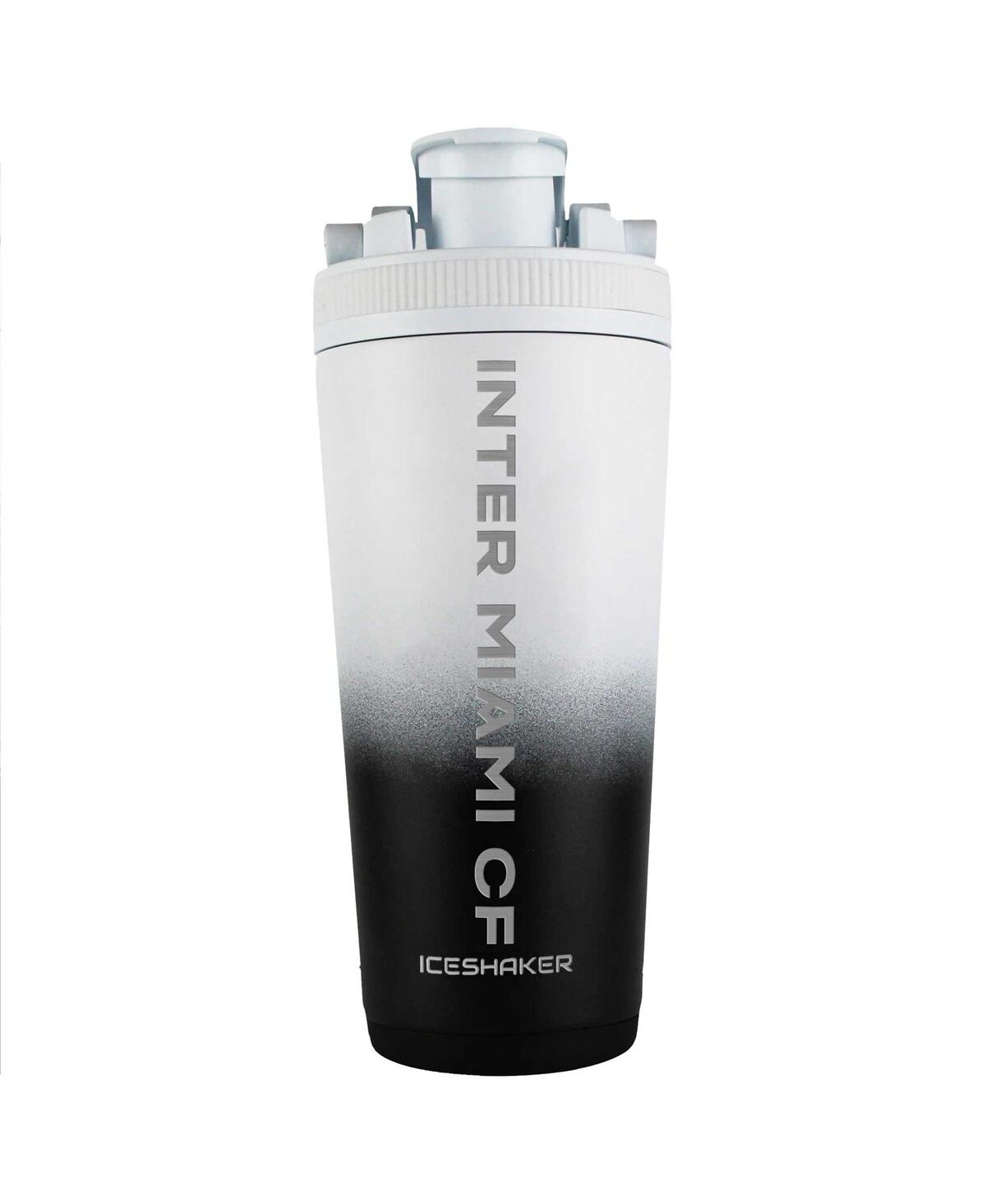 Wincraft Inter Miami Cf 26oz. Ombre Stainless Steel Ice Shaker Blender Bottle In Black