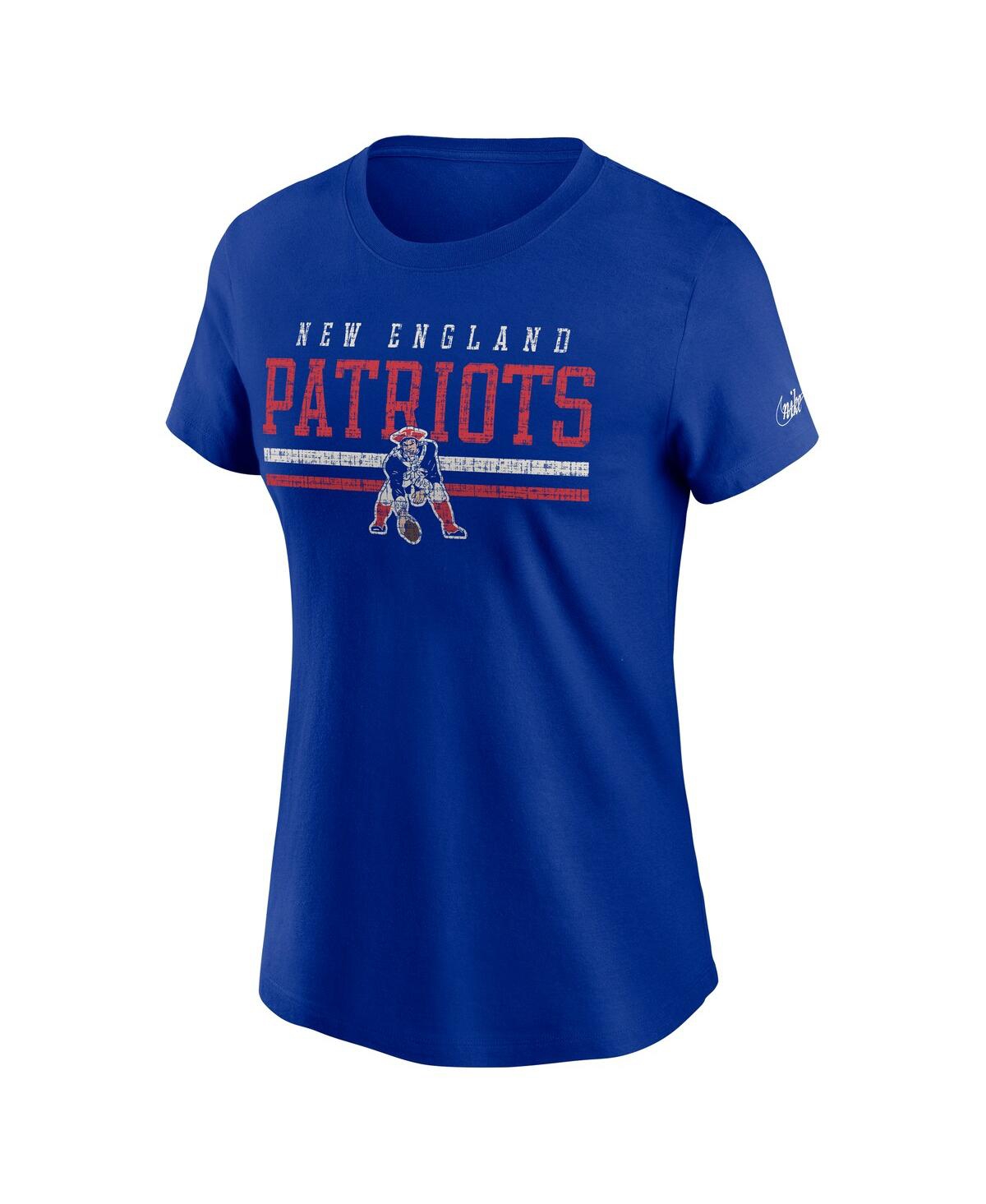 Nike Royal New England Patriots Historic T-shirt In Blue