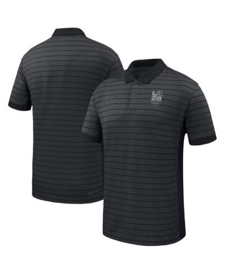 Nike - Men's Black LA28&nbsp;Summer Performance Victory Stripe Polo