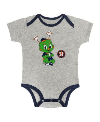 Baby Boys and Girls 2-Pack Houston Astros Play Ball Bodysuit Set