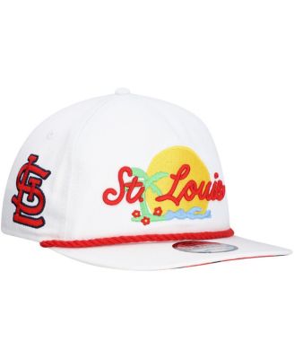 New Era - Men's White St. Louis Cardinals Paradise Golfer Adjustable Hat