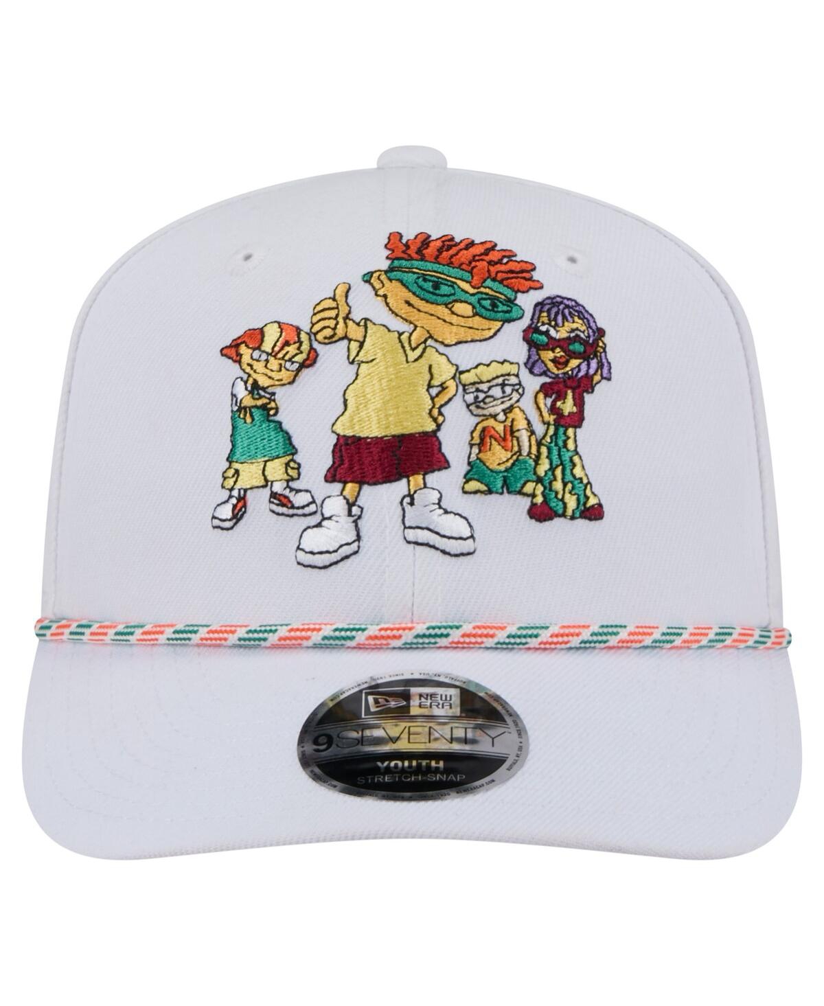 New Era Toddler White Rocket Power Multi Rope 9seventy Stretch-snap Hat In White