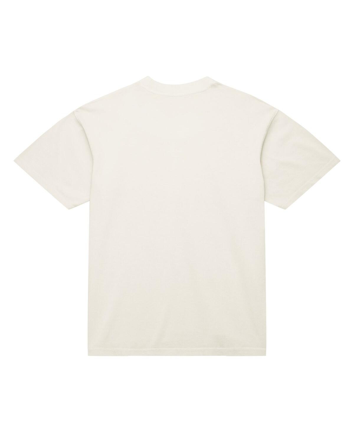 Mitchell & Ness Cream Baltimore Orioles Vintage Script T-shirt In Neutral