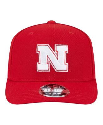 Men's Scarlet Nebraska Huskers Team Collective 9SEVENTY Stretch-Snap Adjustable Hat