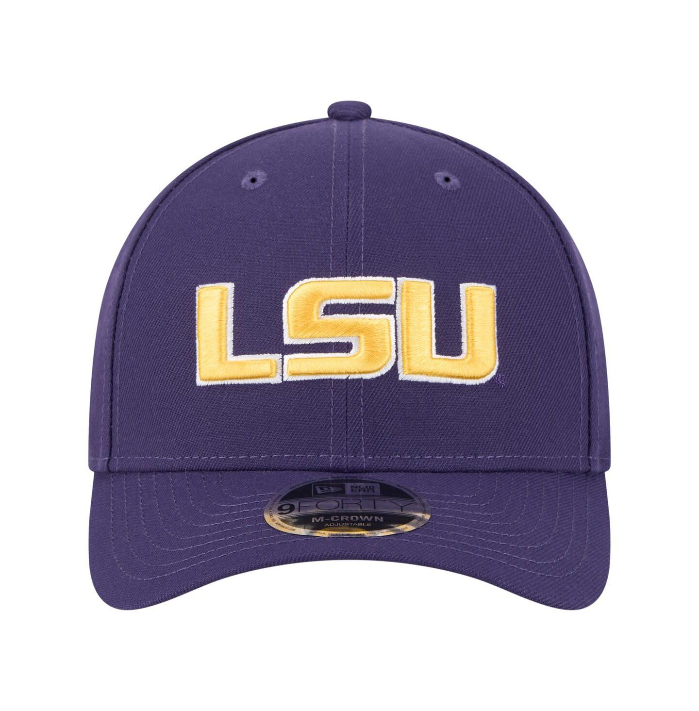 Мужская кепка New Era Purple LSU Tigers Team Collective 9FORTY M-Crown Adjustable Hat — фото 2