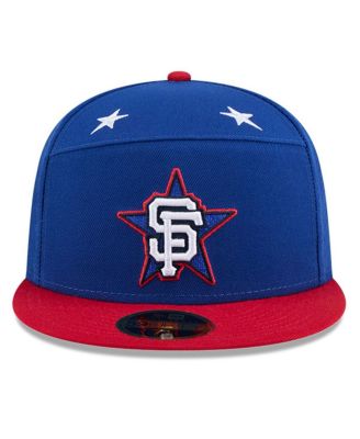 Men's Blue/Red San Francisco Giants 2025 MLB All-Star Game Workout Side Patch 59FIFTY Fitted Hat
