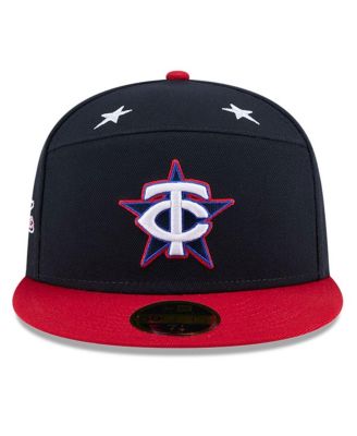Men's Navy/Red Minnesota Twins 2025 MLB All-Star Game Workout Side Patch 59FIFTY Fitted Hat