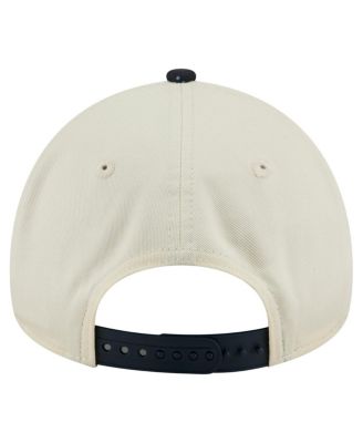 Men's Cream Atlanta Braves Speckle A-Frame 9FORTY Adjustable Hat