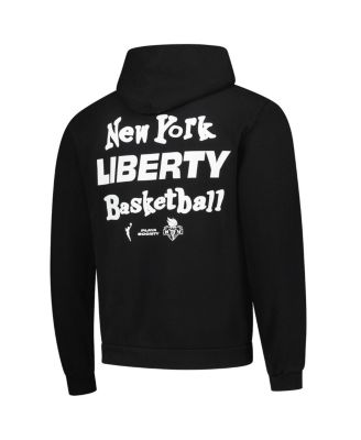 Men's and Women's Black New York Liberty Team Pullover Hoodie