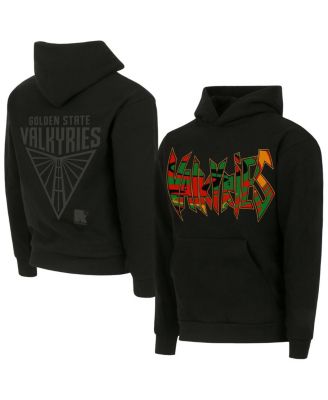 Round21 - Men's and Women's Black Golden State Valkyries Juneteenth Exclusive Pullover Hoodie