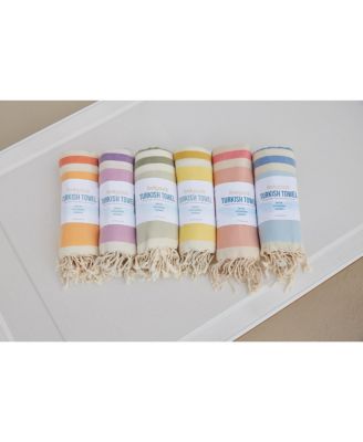 Artisan Crafted Cotton Turkish Towel Beach Bath Oeko-Tex Certified