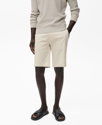 Men's Straight Cotton 10" Bermuda Shorts