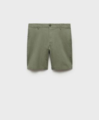 Men's Straight Cotton 10" Bermuda Shorts