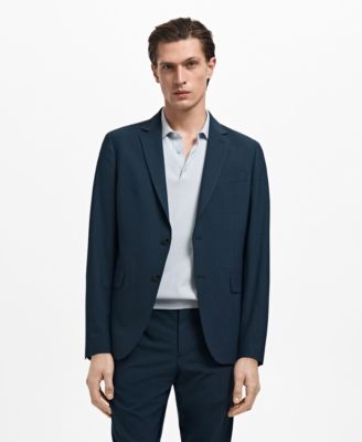 MANGO - Men's Stretch Fabric Super Slim-Fit Suit Jacket