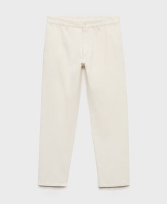 Men's Cotton-Linen Blend Regular-Fit Jeans