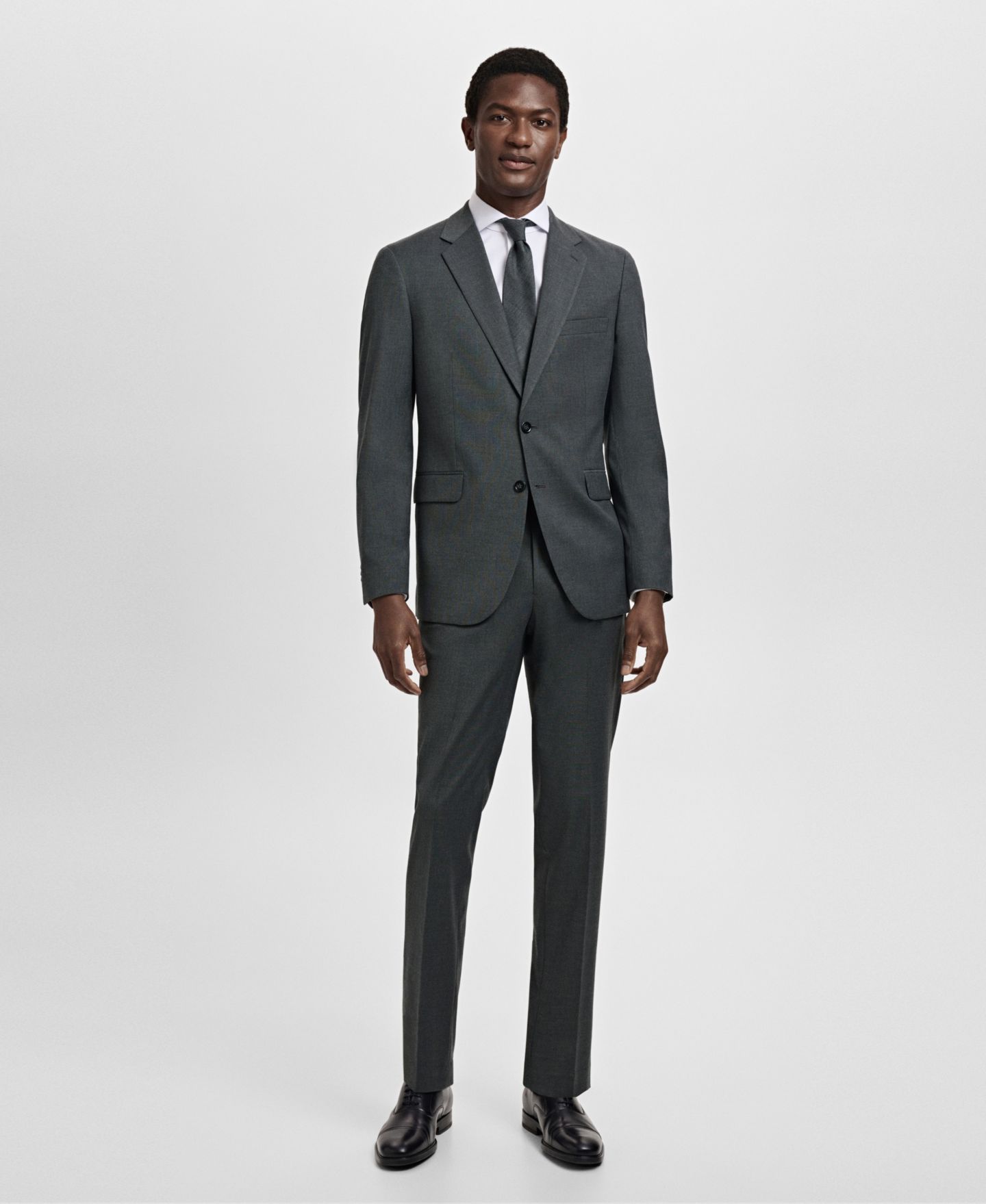 Мужские комплекты MANGO Milan Slim-Fit Suit Separates, цвет: Тёмный тёмно-синий — фото 4