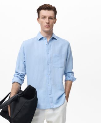 Men's Pocket Linen Shirt