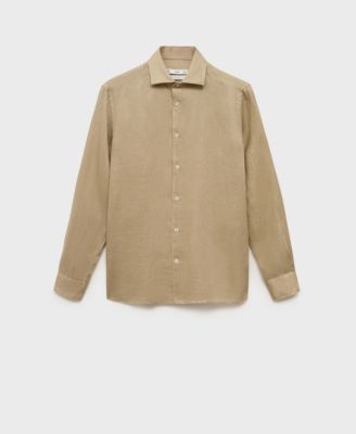 Men's Linen Slim-Fit Shirt