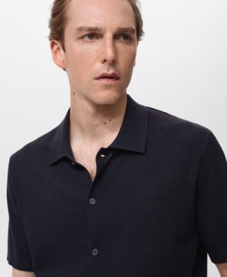 Men's Rib-Knit Shirt