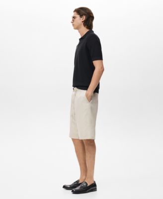 Men's Linen 9.5" Bermuda Shorts