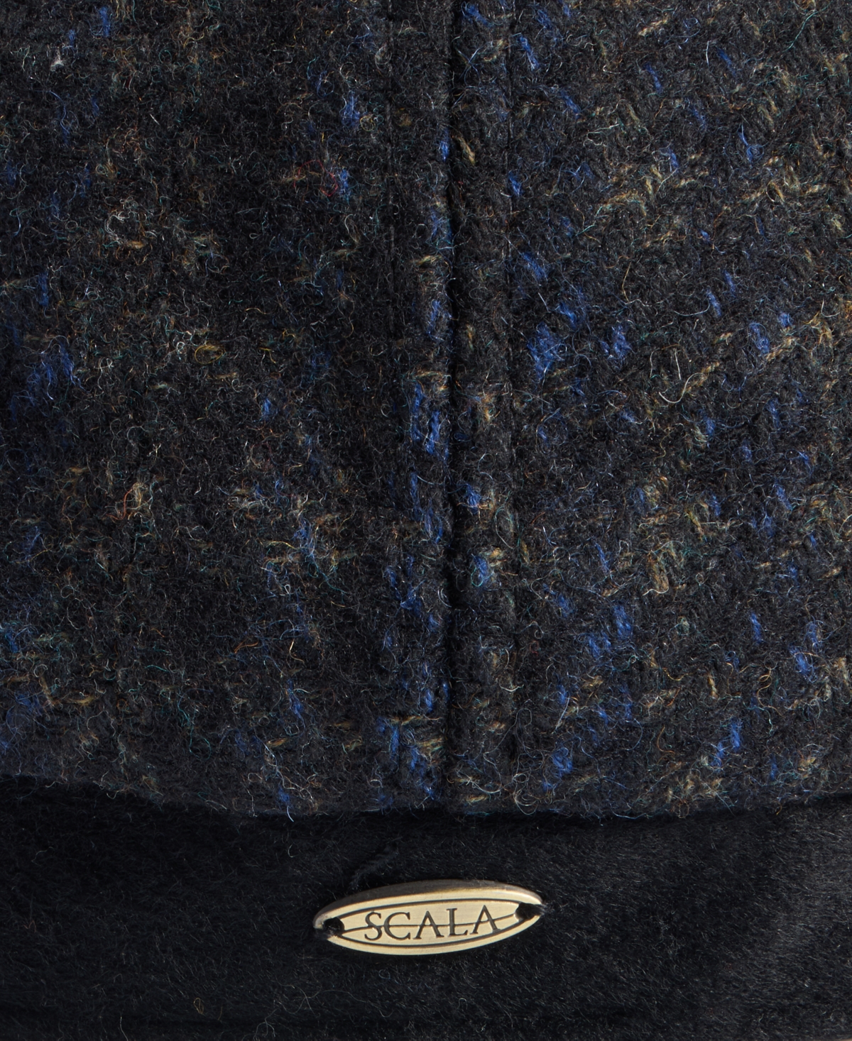 Scala Men's Shadow Plaid Hat In Multi