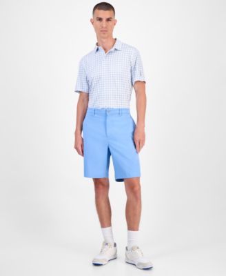 Men's Moisture Wicking Active Waistband 9" Golf Shorts