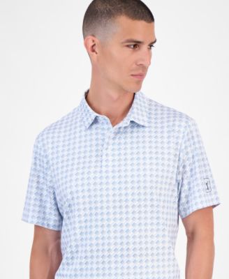 Men's All-Over Geometrical Polo Shirt
