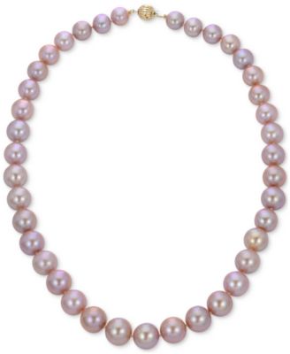 Macy's - Cultured Freshwater Pearl 18" Collar Necklace in 14k Gold