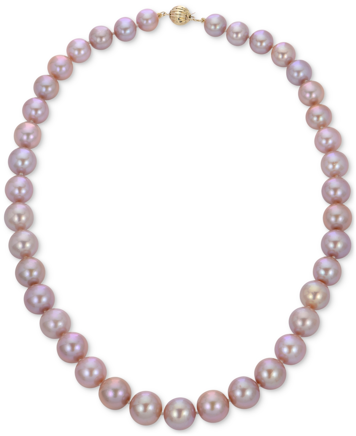 Macy's Cultured Freshwater Pearl 18" Collar Necklace In 14k Gold In Gold