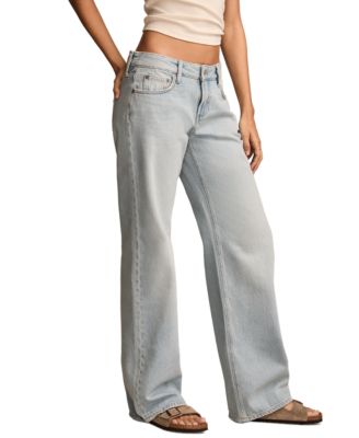 Women's High-Rise Baggy Wide-Leg Jeans 