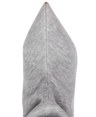 Women's Distortion Knee-High Wide-Calf Slouch Wedge Boots