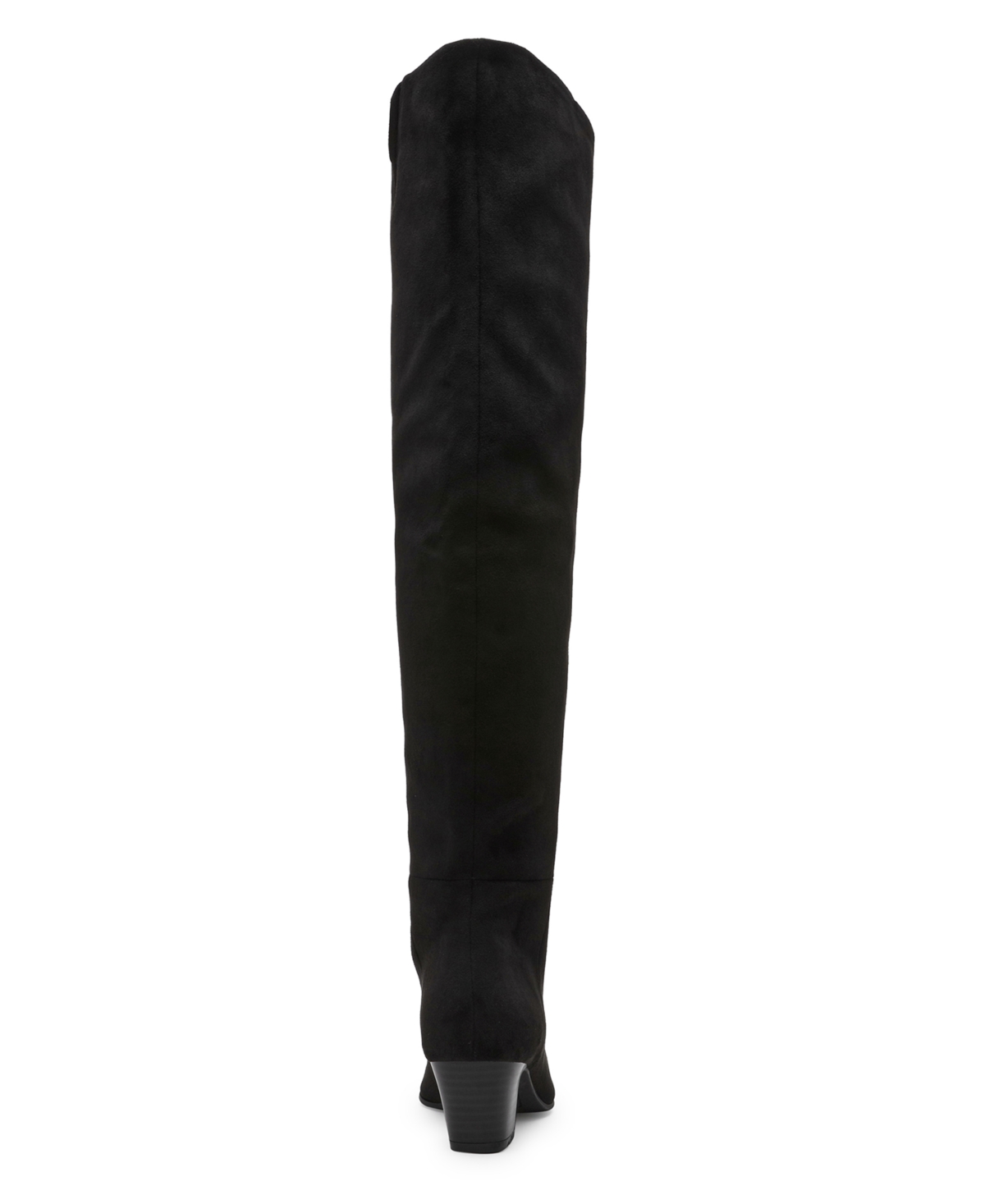 Dv Dolce Vita Women's Stryker Wide-calf Over-the-knee Pull On Heeled Boots In Black