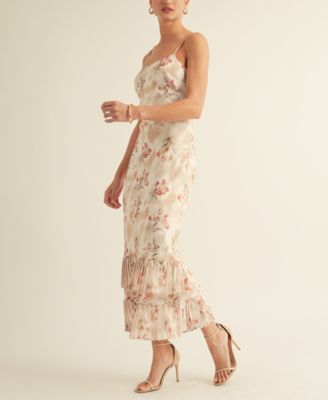 Women's Chiffon Slip Maxi Dress