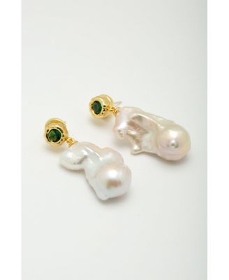 Skyler Freshwater Baroque Pearl Drop Earrings