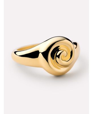 Gold Signet Ring - Ariel Ring