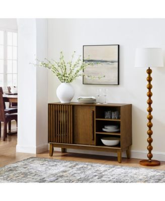 CASAINC 47.3" 1-Pc. Cabinet with 2 Doors and Solid Wood Feet